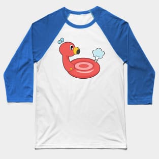 Flamingo Air mattress Baseball T-Shirt